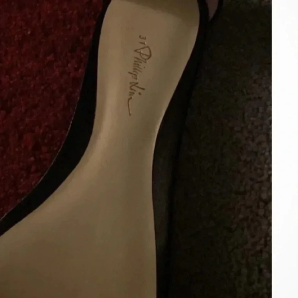 3.1 Phillip Lim  Martini Ankle-Wrap Sandal, Black/White 39​​​ US 8.5 no box - Picture 3 of 3